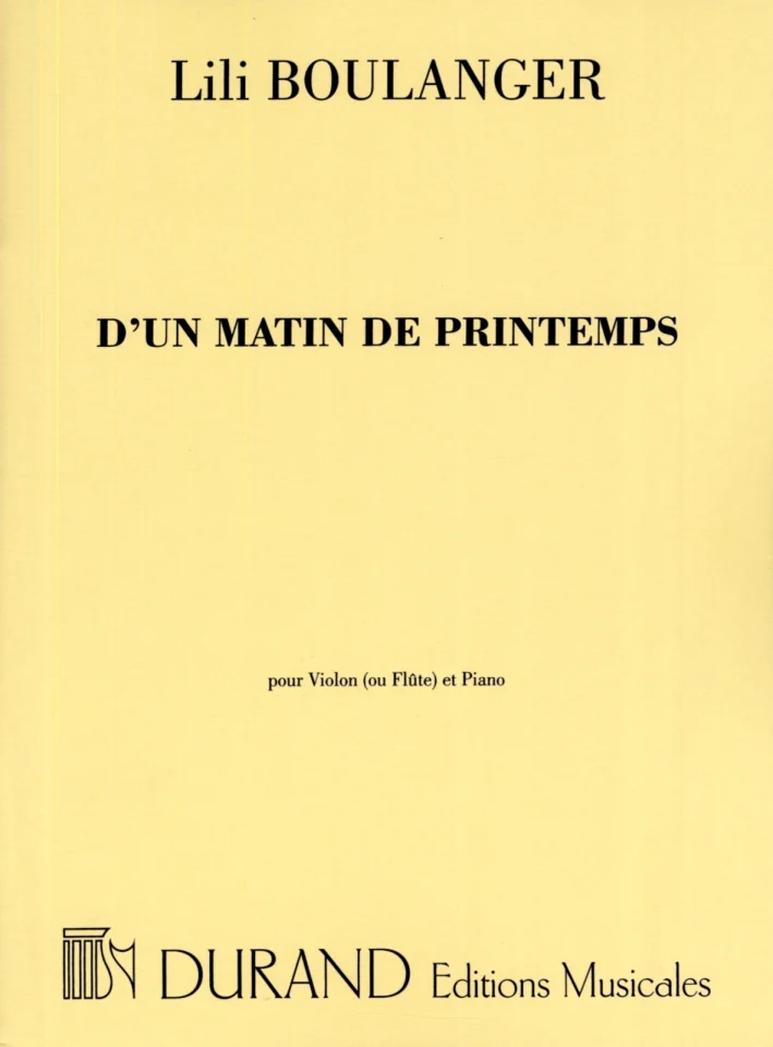 L. Boulanger: D'Un Matin De Printemps , Fl (Part.) (0)
