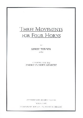 K. Turner: Three Movements