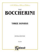 DL: L. Boccherini: Boccherini: Three Sonatas , VcKlav (Klavp