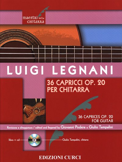 L.R. Legnani: 36 Capricci op. 20, Git (+CD)