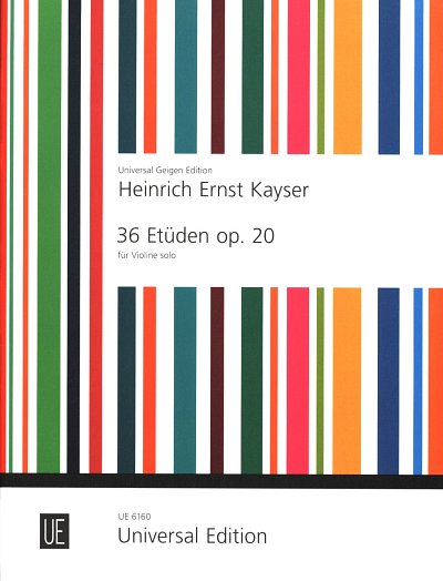 H.E. Kayser: 36 Etueden op. 20, Viol