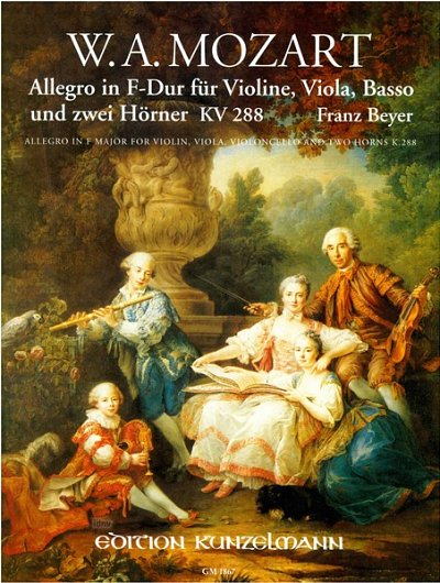 W.A. Mozart: Allegro F-Dur KV 288 (Pa+St)