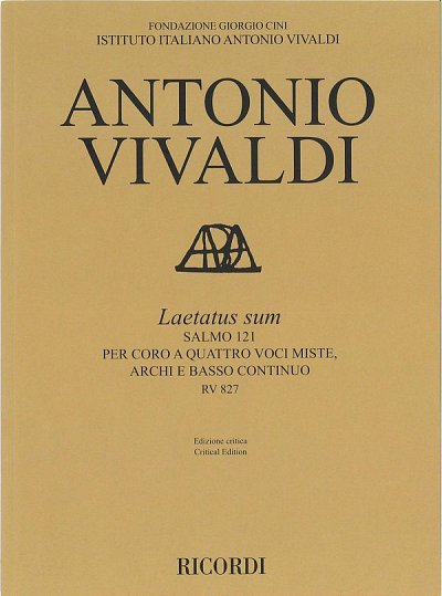 A. Vivaldi: Laetatus sum RV 827