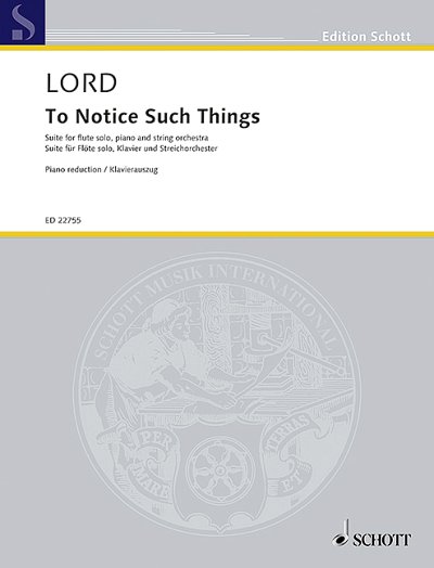 J. Lord: To Notice Such Things