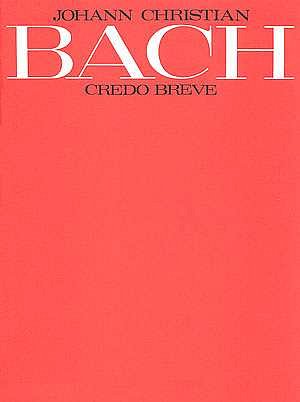 J.C. Bach: Credo breve CW E 5 / Partitur
