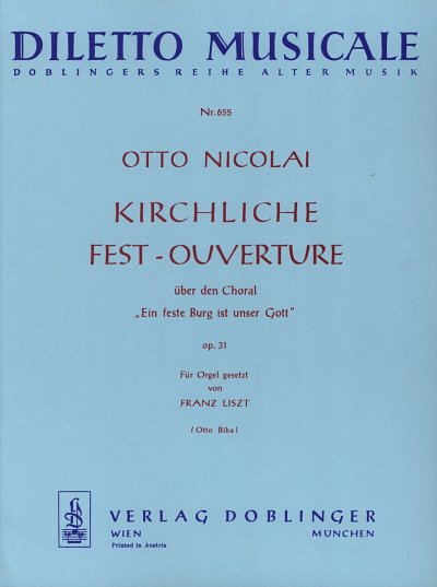 O. Nicolai: Kirchliche Fest-Ouvertüre op. 31, Org
