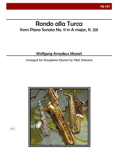 W.A. Mozart: Rondo Alla Turca, 4Sax (Bu)