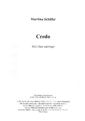 M. Schaefer: Credo (2012), SolGChOrch (Part.)