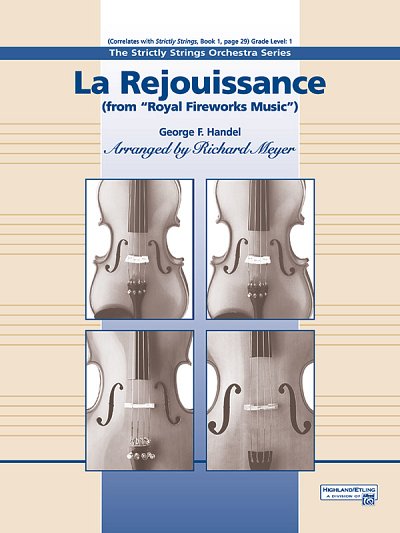 G.F. Händel: La Rejouissance from the Royal Fi, Stro (Part.)