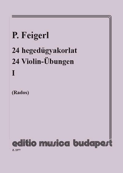 P. Feigerl: 24 Violin Exercises 1