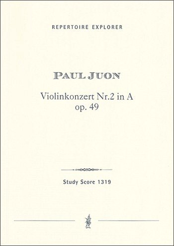 P. Juon: Violinkonzert Nr. 2 in A op. 49, VlOrch (Stp)