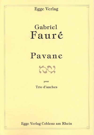 G. Faure: Pavane, ObKlarFg (Pa+St)