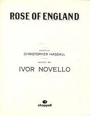 DL: I. Novello: Rose Of England, GesKlavGit