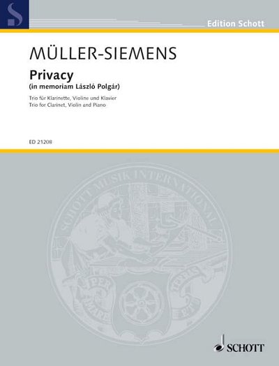 DL: D. Müller-Siemens: Privacy, KlarVlKlav (Pa+St)