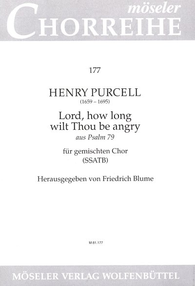 AQ: H. Purcell: Lord How Long Wilt Thou Be Angry (B-Ware)