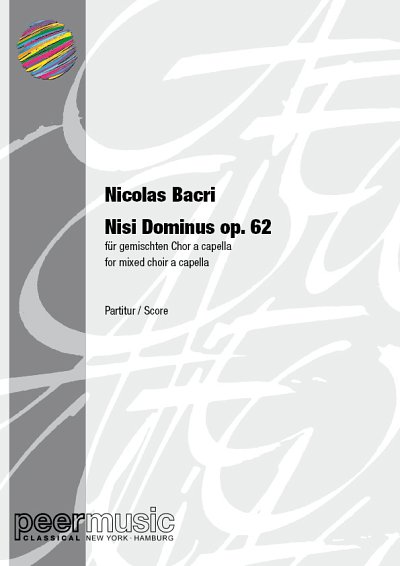 N. Bacri: Nisi dominus op.62, Gch (Chpa)