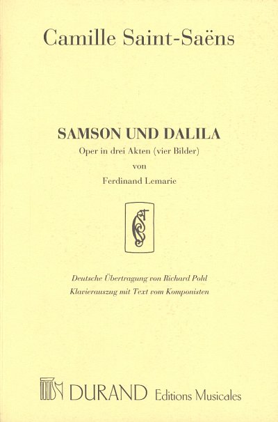 C. Saint-Saëns: Samson und Dalila -  Samson , GsGchOrch (KA)