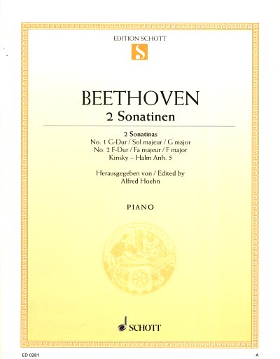 L. v. Beethoven: Zwei leichte Sonatinen Kinsky-Halm An, Klav