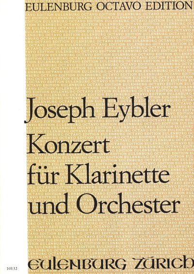J. von Eybler: Konzert fuer Klarinette Nr. 3., Partitur