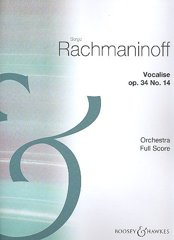 S. Rachmaninow: Vocalise Op. 34/14, Sinfo (Part.)