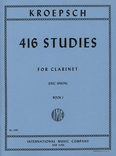 F. Kroepsch: 416 Studies 1 , Klar