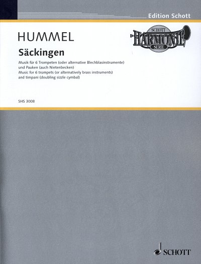 B. Hummel: Säckingen op. 103 f  (Part.)