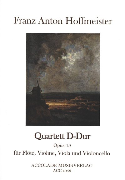 F.A. Hoffmeister: Quartett D-Dur op. 19, FlVlVlaVc (Pa+St)