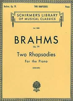 J. Brahms: 2 Rhapsodies, Op. 79, Klav