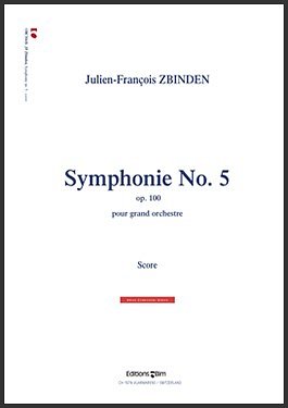 J.-F. Zbinden: Symphonie No. 5 op. 100, Sinfo (Stp)