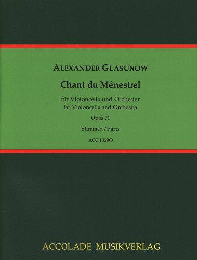 A. Glasunow: Chant du Ménestrel op. 71, VcOrch (Stsatz)