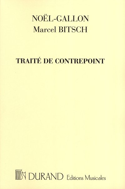 M. Bitsch et al.: Traité de Contrepoint