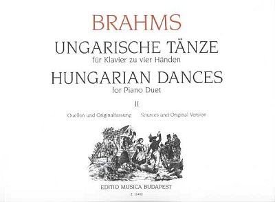 J. Brahms: Ungarische Tänze 2, Klav4m (Sppa)