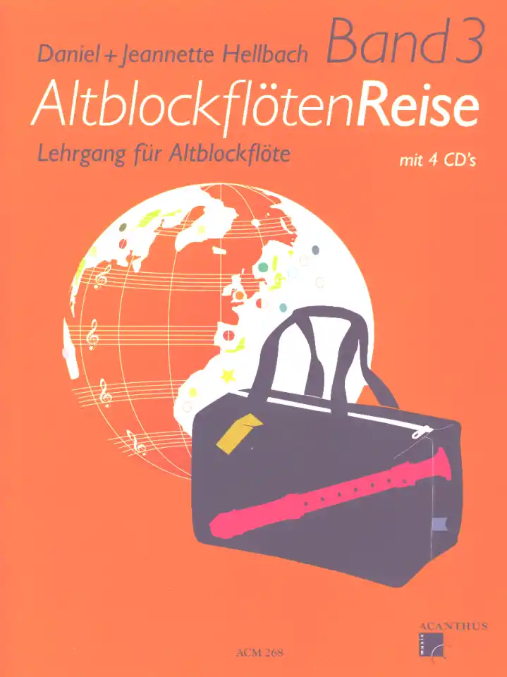 D. Hellbach: Altblockflöten-Reise 3, Ablf (+4CDs) (0)