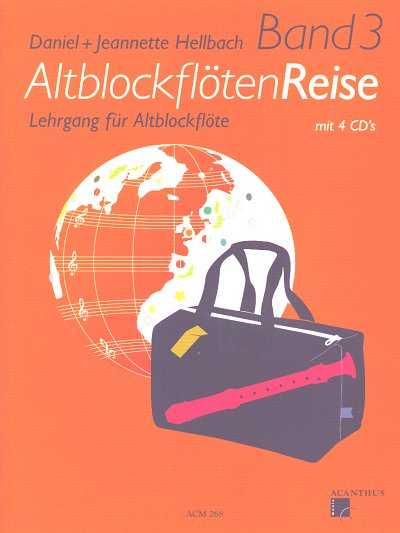 D. Hellbach: Altblockflöten-Reise 3, Ablf (+4CDs)