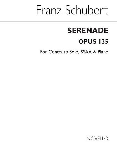F. Schubert: Serenade Op.135, FchKlav (Bu)