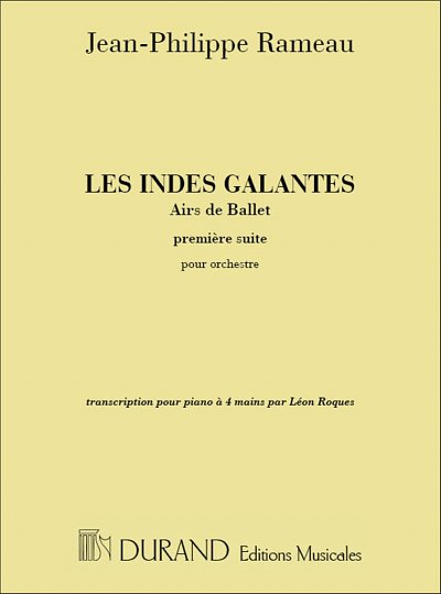 J.-P. Rameau: Indes Galante Suite N 1 4 Mains, Klav4m (Sppa)