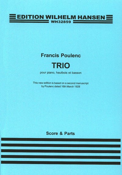 F. Poulenc: Trio, ObFgKlv (Pa+St)