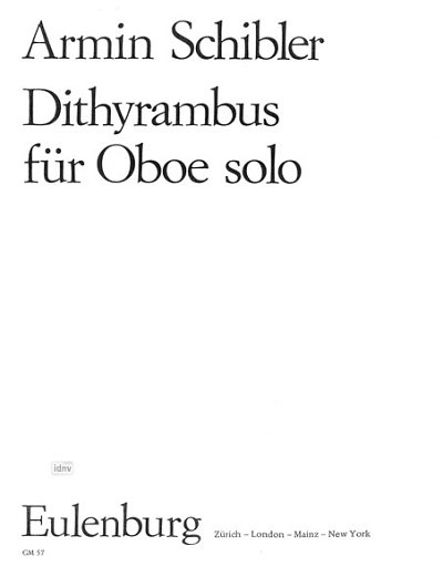 A. Schibler: Dithyrambus op. 98, Ob