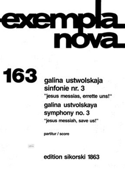 G. Ustwolskaja et al.: Sinfonie Nr. 3