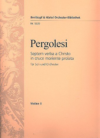 G.B. Pergolesi: Septem verba a Christo in cruce moriente prolata