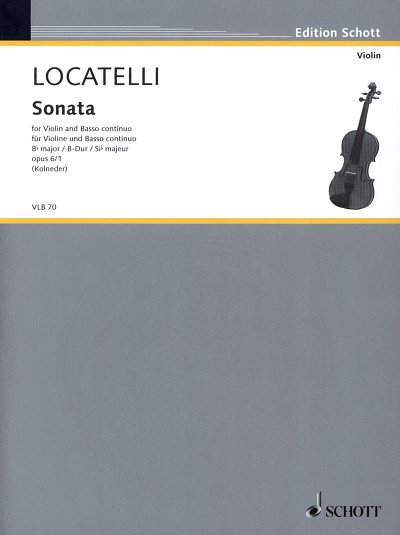 P.A. Locatelli: Sonata B-Dur op. 6/1 , VlBc