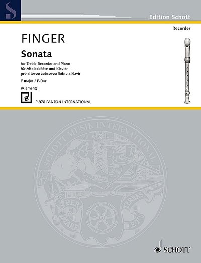G. Finger: Sonata F-Dur , AblfKlav