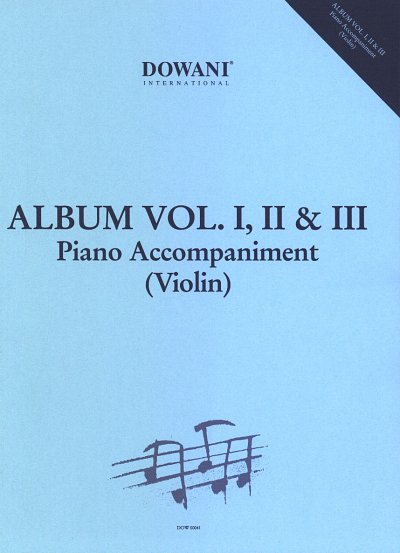 Album Vol. I, II & III Piano Accompanimen, VlKlav (Klavbegl)