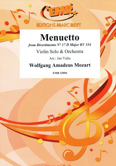 W.A. Mozart: Menuetto, VlOrch