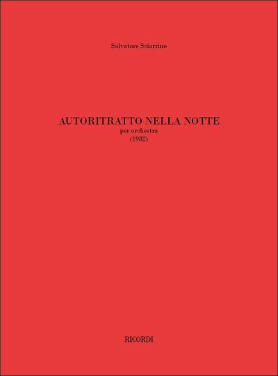 Autoritratto Nella Notte (Part.)