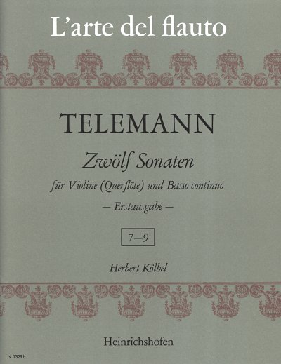 G.P. Telemann: 12 Sonaten 3 (7-9)