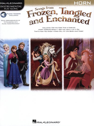 Songs from Frozen, Tangled and Enchanted, Hrn (+Audionline)
