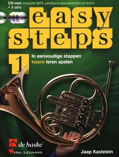 J. Kastelein: Easy steps 1, Hrn;Klav (+CD-Rom3CD)