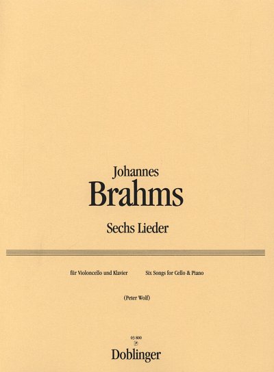 J. Brahms: 6 Lieder