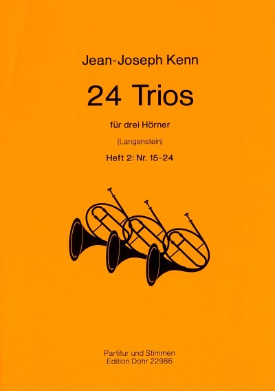 G. Kenn, Jean-Joseph: 24 Trios Vol. 2